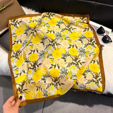 Floral-Print Square Scarf
