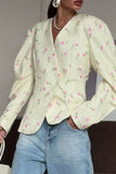 Elegant Floral Blazer