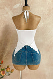 Halter Neck Draped Tank Top