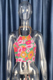 Floral Print Halter Neck Crop Top