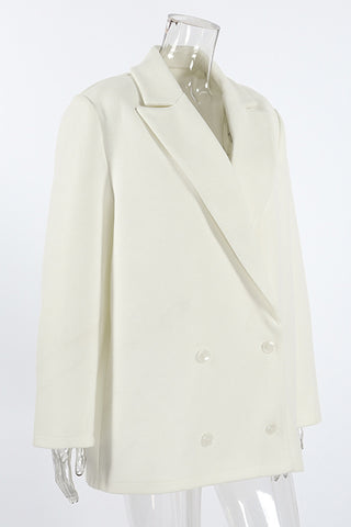 Tailored Double-Breasted Blazer