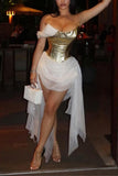 Asymmetric Statement Night Out Dress