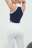 Sleeveless Collared Tank Top