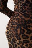 Keyhole Detail Evening Maxi Dress