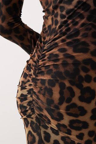 Keyhole Detail Evening Maxi Dress
