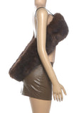 Unique Fur-Trim Skirt Set