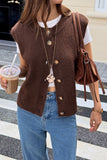 Casual Button-Front Vest