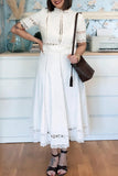 Vintage-Inspired Lace Skirt Set