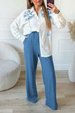 Floral Shirt and Pants Set