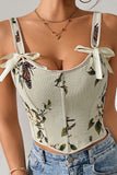 Floral Bow Strap Cami