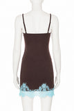 Lace Trim Sweetheart Ruched Bodycon Dress