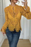 Elegant Eyelet Lace Blouse