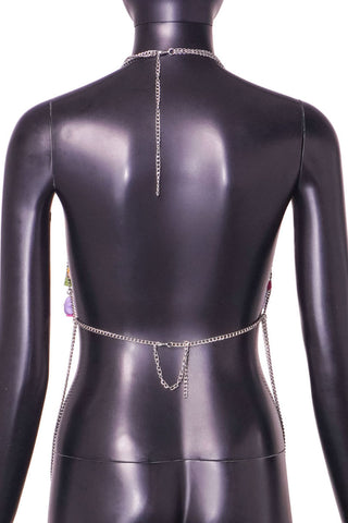 Charm-Embellished Body Chain