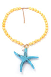 Shell Starfish Lobster Pendant Necklace