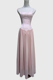 Sweetheart Neck Corset Maxi Casual Dress