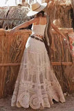 Boho Crochet Maxi Skirt