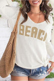 Casual Beach Knit Top