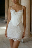 Corset Lace Sequin Mini Casual Dress