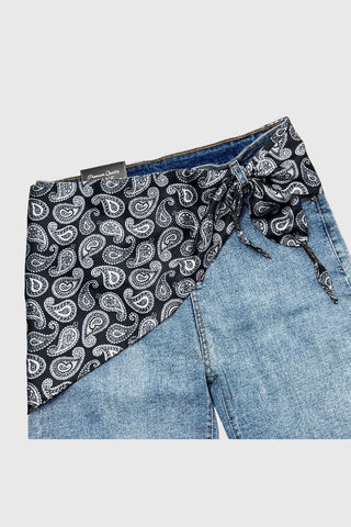 Paisley Print Tie Scarf