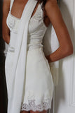Lace-Trim Cami Mini Dress