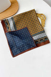 Paisley and Geometric Print Square Scarf