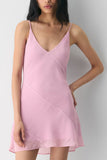 Tie Strap Wrap Mini Dress
