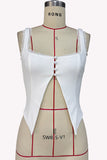 Polka Dot Open-Front Top