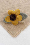 Floral Lace Ruffle Hair Clip