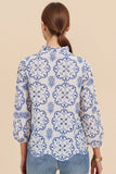 Floral-Print Button-Down Shirt