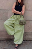 Elastic Waist Balloon Pants