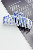 Floral Bow Claw Clip