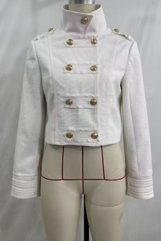 Vintage Style Double-Breasted Jacket