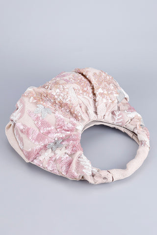 Elegant Sequin Embellished Bag Handle