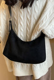 Suede Slouchy Shoulder Bag