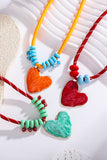 Eclectic Heart Charm Necklace