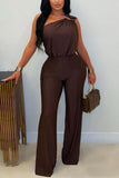 Elegant One-Shoulder Jumpsuit
