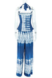 Halter Tie-Dye Top and Pants Set