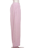 Elastic Waist Wide-Leg Casual Pants