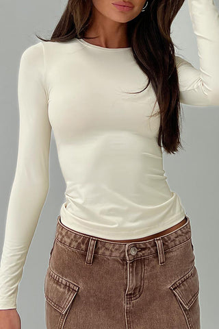 Long Sleeve Fitted T-Shirt