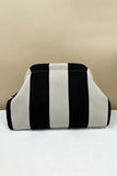 Geometric Stripe Cosmetic Bag