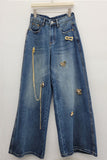 Charm Wide-Leg Baggy Jeans