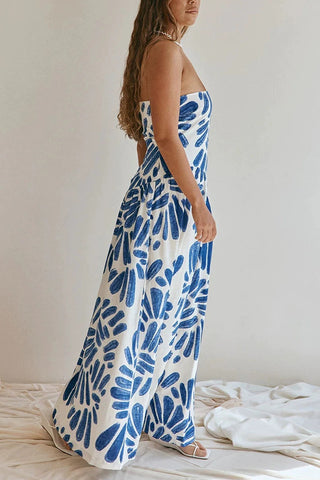Strapless Maxi Vacation Dress