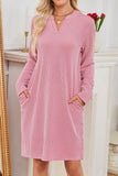Relaxed Knit Casual Dress
