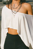 One-Shoulder Asymmetric T-Shirt