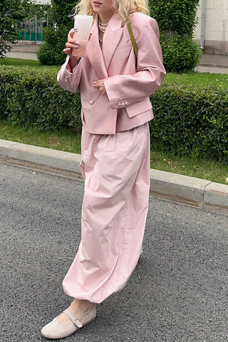 Elastic Waist Balloon Pants