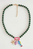 Ocean Charm Beaded Necklace
