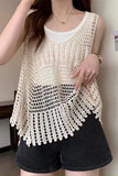 Crochet Openwork Tank Top