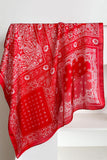 Paisley Print Satin Finish Square Scarf