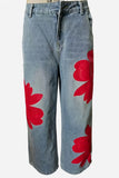 Floral Wide Leg Pants