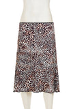 Chic Leopard Print Midi Skirt